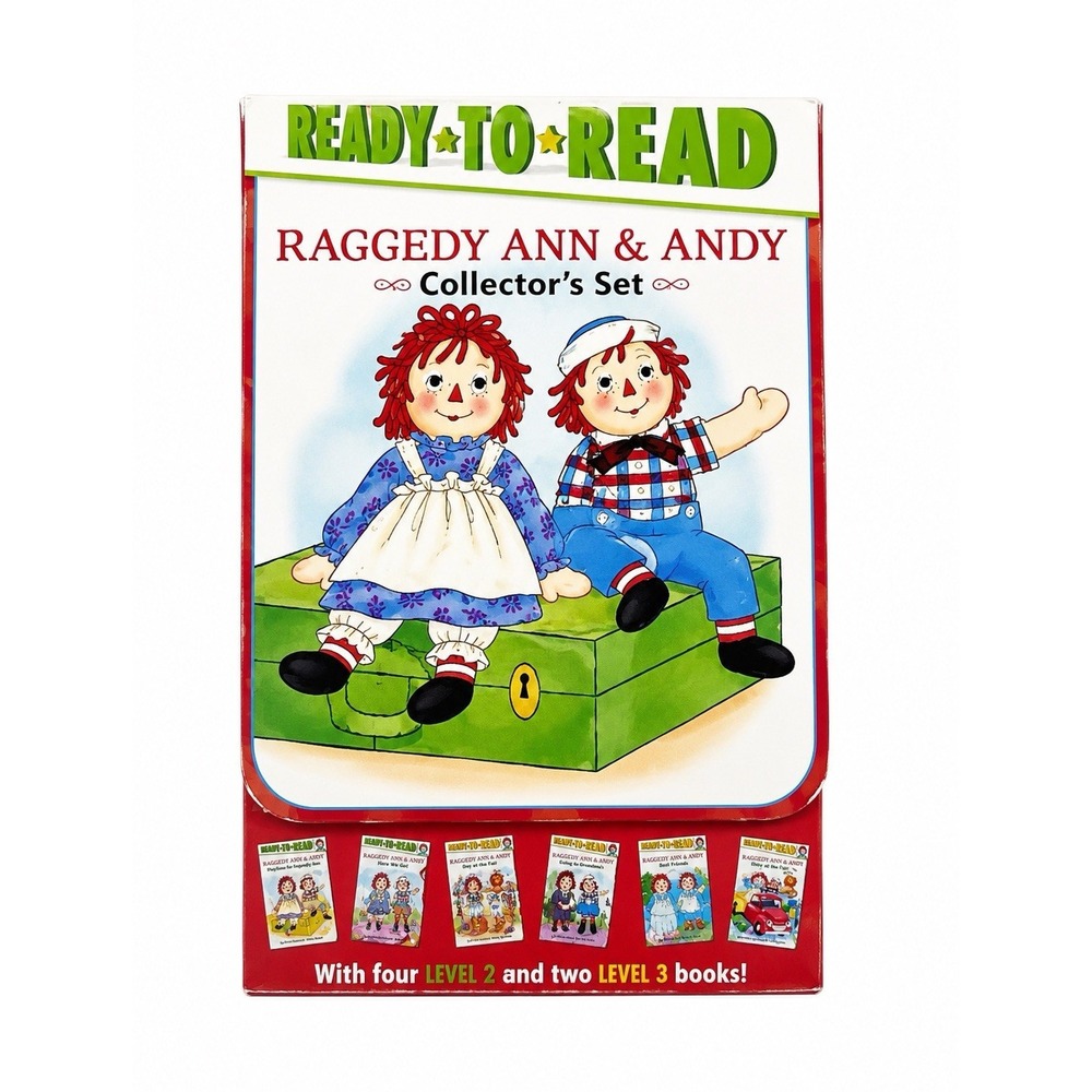 Raggedy Ann & Andy Ready-To-Read Collector's Set 6 Books Simon Spotlight Comp